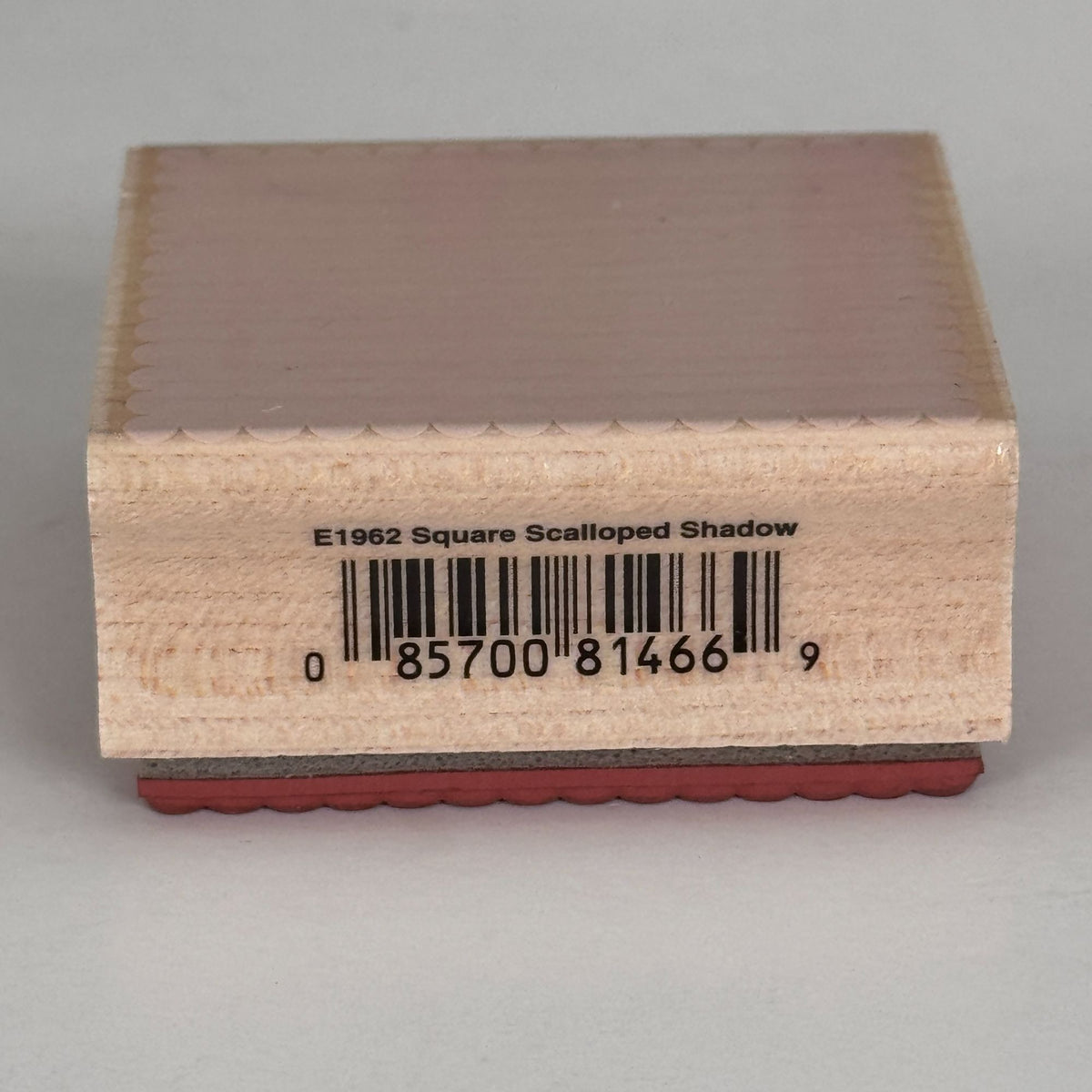 Hero Arts Rubber Stamp Square Scalloped Shadow Background Frame Card Making Scrapbooking Texture E1962