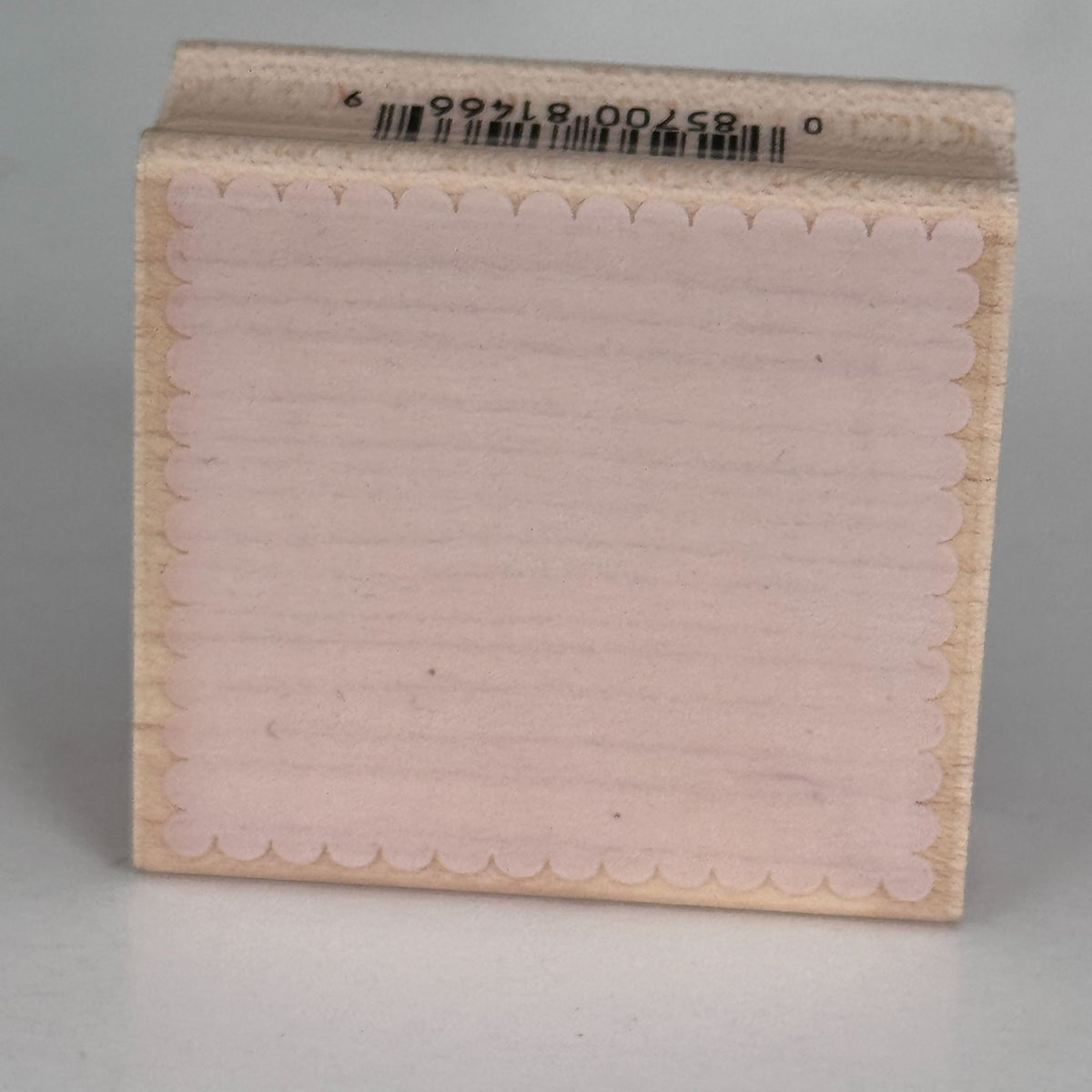 Hero Arts Rubber Stamp Square Scalloped Shadow Background Frame Card Making Scrapbooking Texture E1962