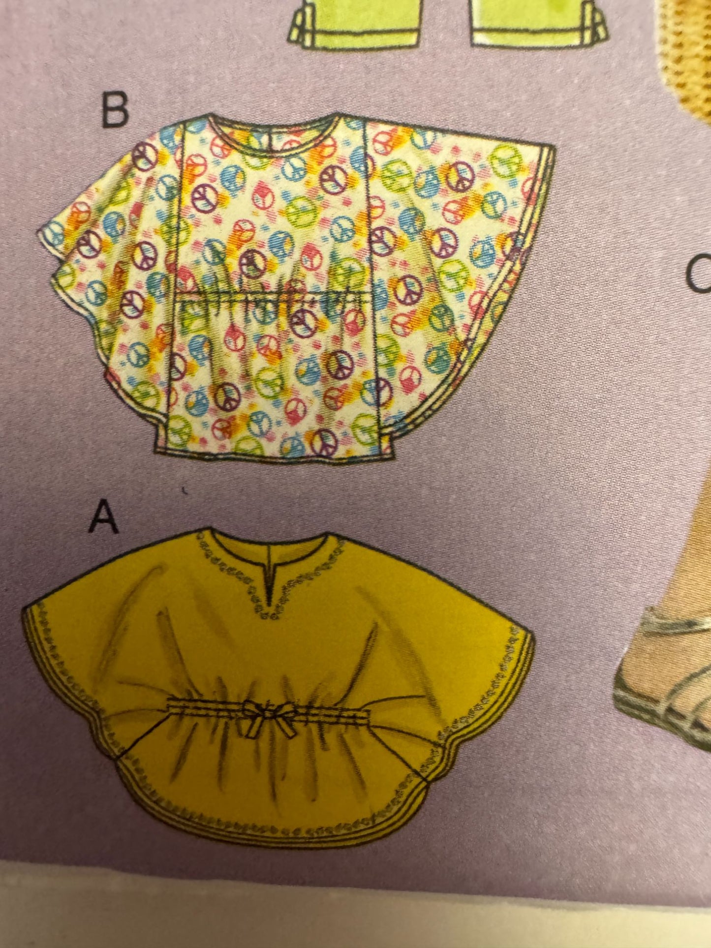 McCalls Sewing Pattern M6499 Girls Tops Pants Leggings Easy 7 8 10 12 14 Summer