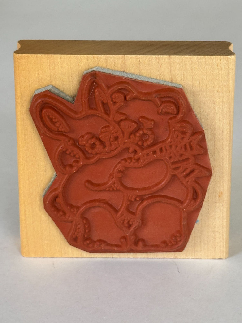 Azadi Earles Rubber Stamp Hugging Teddy Bear Bunny Rabbit Toys Craft Cardmaking