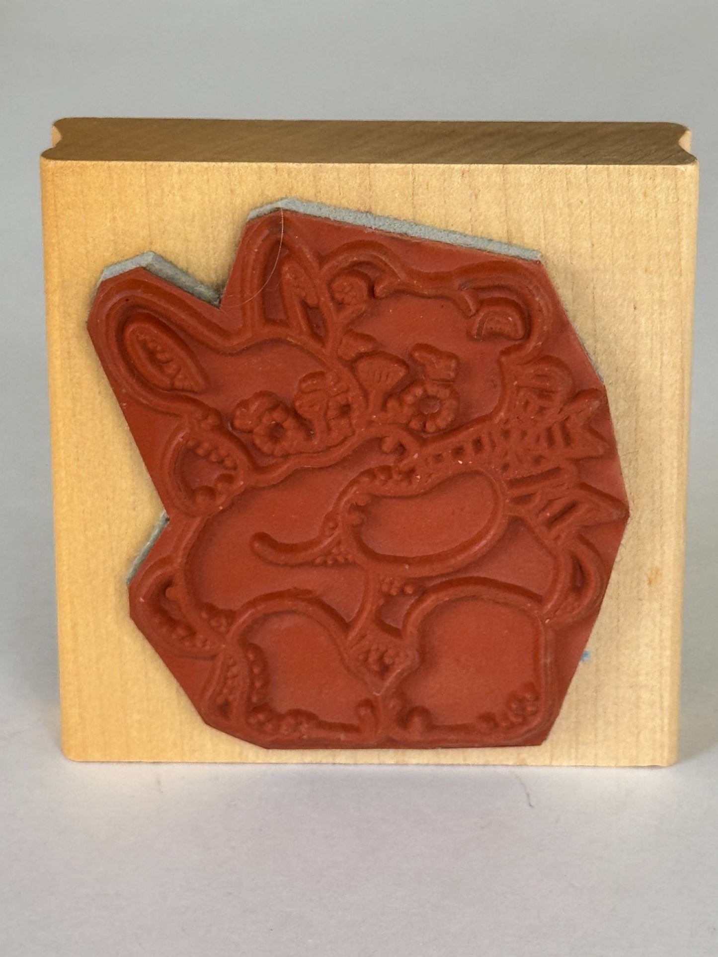 Azadi Earles Rubber Stamp Hugging Teddy Bear Bunny Rabbit Toys Craft Cardmaking