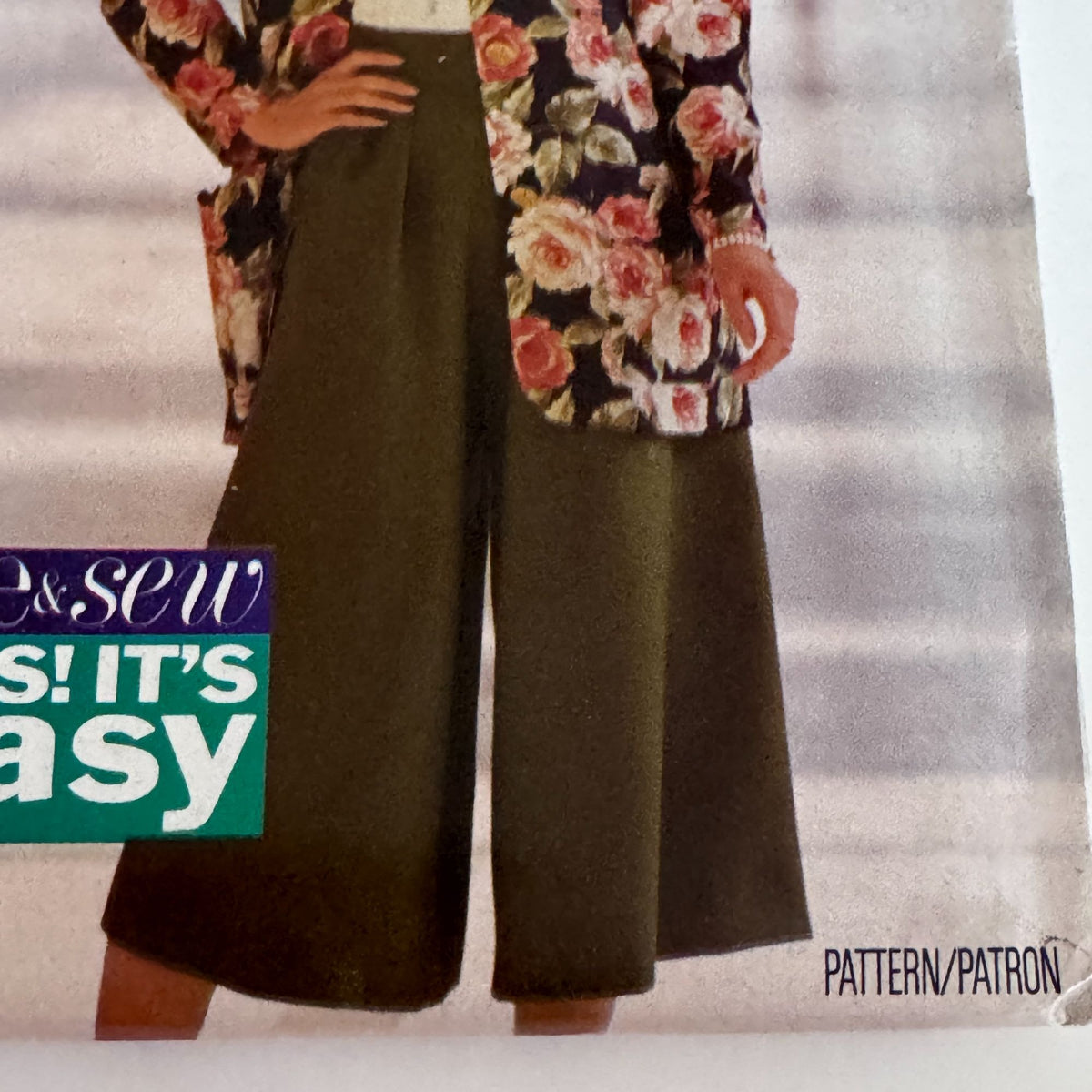 Butterick Sewing Pattern 6958 90s Minimalist Outfit Split Skirt 18-22 Easy Uncut Top jacket