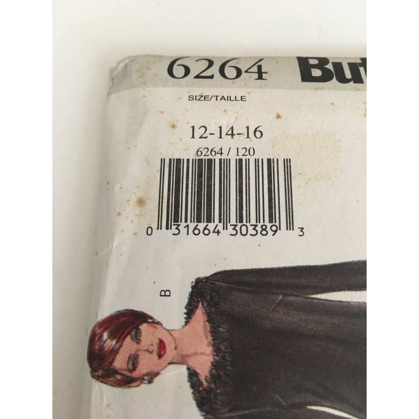 Butterick Sewing Pattern 6264 Capsule Wardrobe Top Skirt Pants Work 90s 12-16 UC