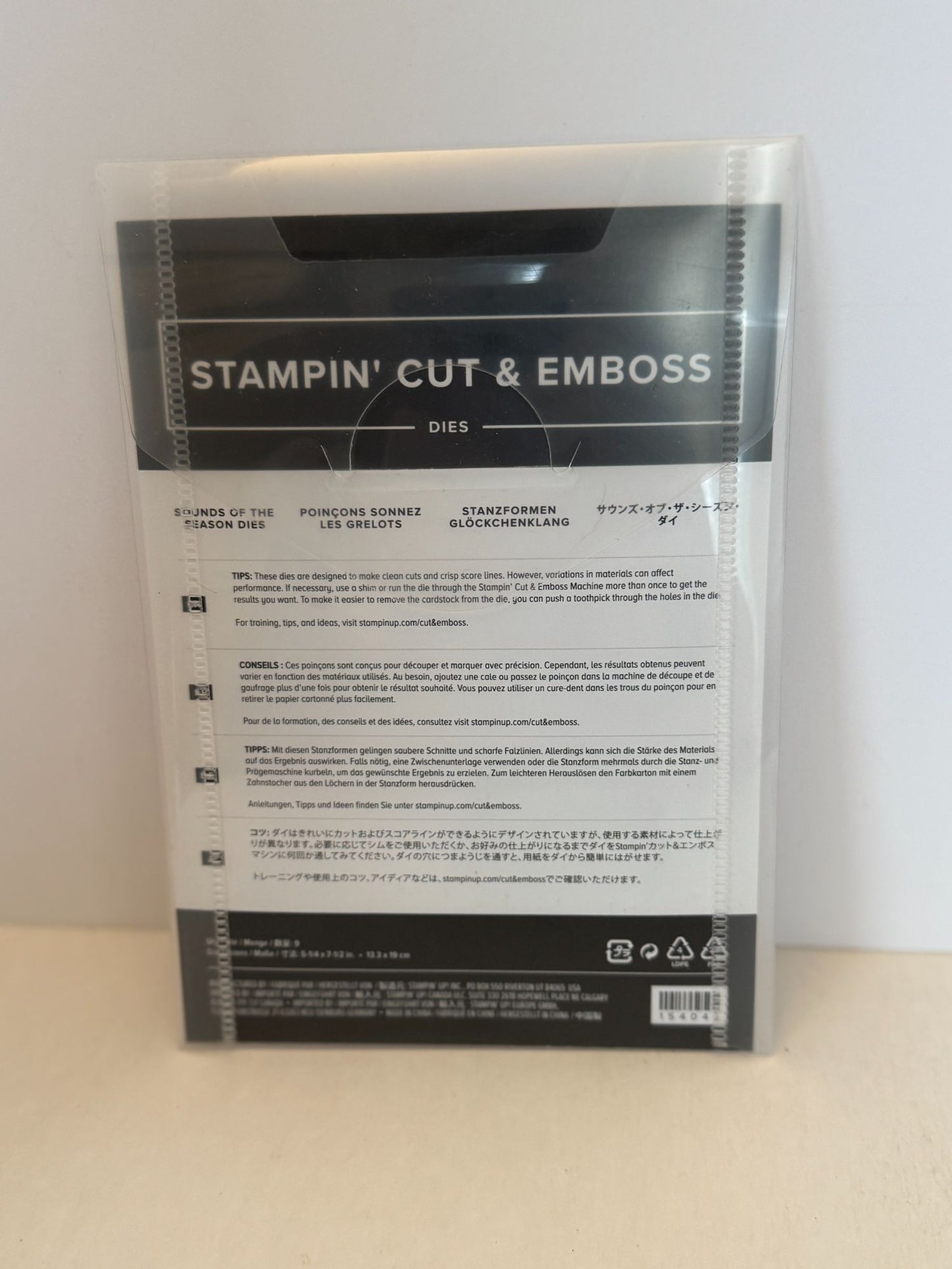 Stampin Up Cherish The Season Stamps and Sounds of the Season Dies   Christmas