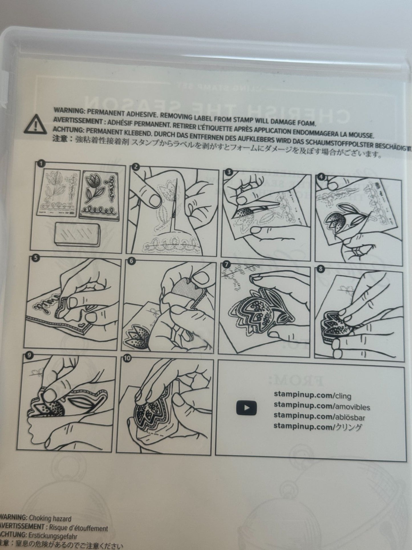 Stampin Up Cherish The Season Stamps and Sounds of the Season Dies   Christmas