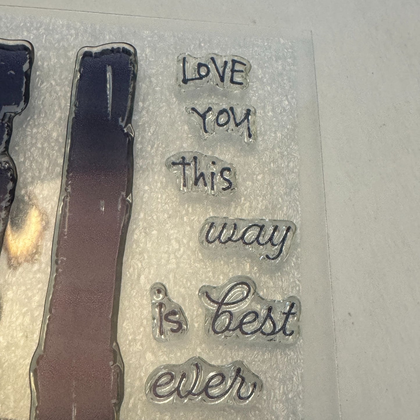 CTMH My Acrylix Acrylic Stamp Set Colorful Texture D1784 Shapes Remember Arrows