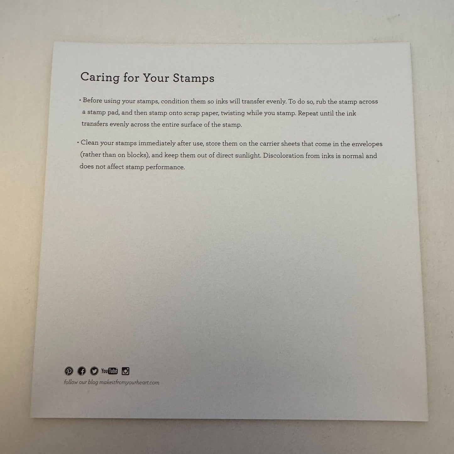 CTMH My Acrylix Acrylic Stamp Set Colorful Texture D1784 Shapes Remember Arrows