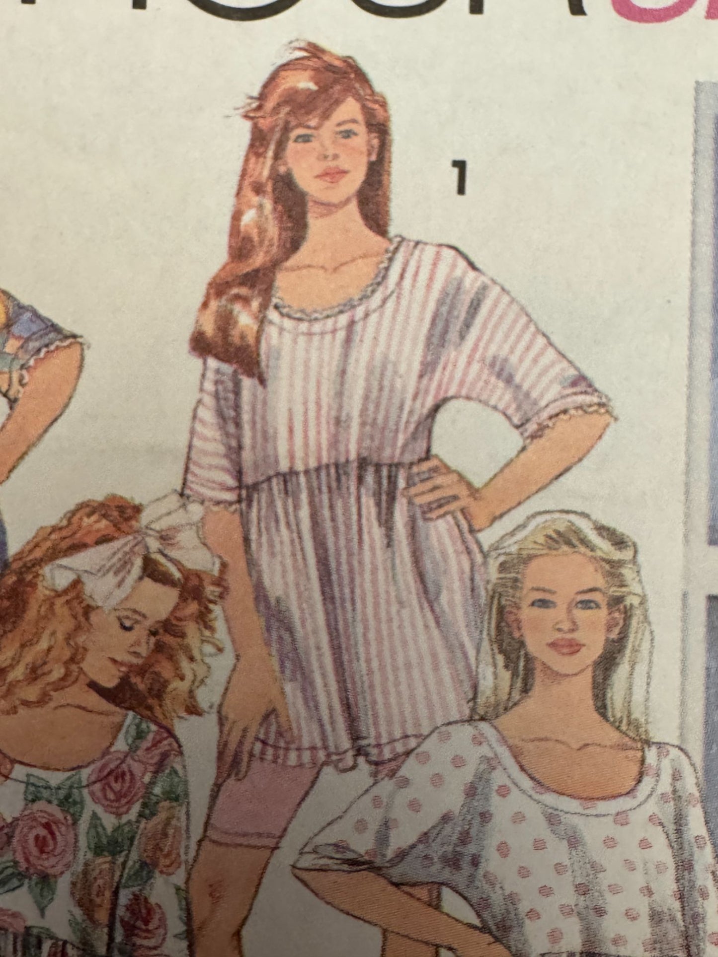 Simplicity Sewing Pattern 8094 Sleepwear Pajamas Nightgown Robe Leggings L XL UC