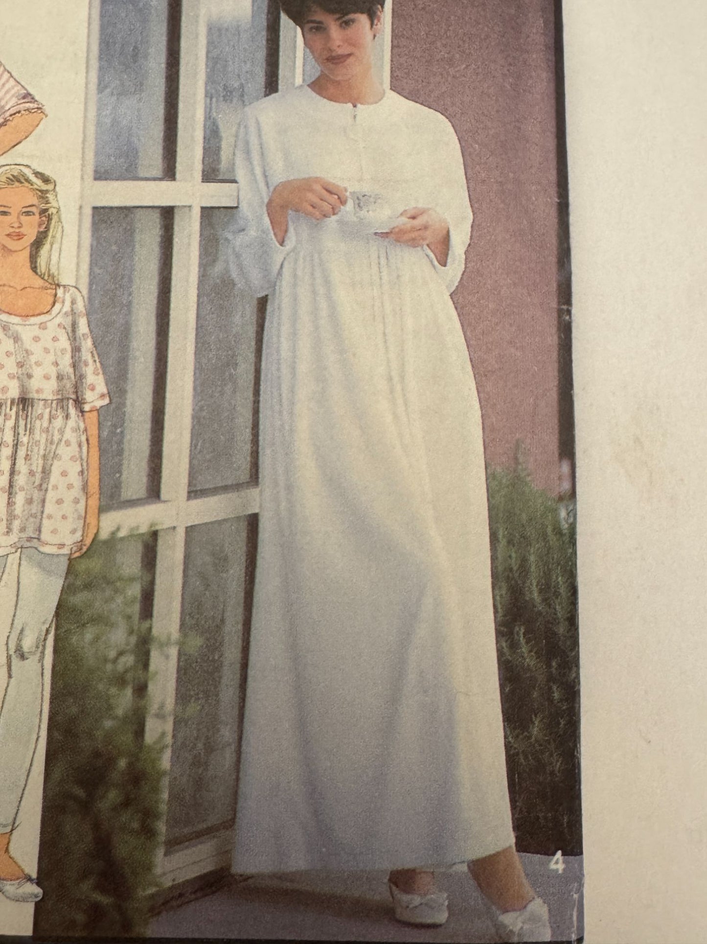 Simplicity Sewing Pattern 8094 Sleepwear Pajamas Nightgown Robe Leggings L XL UC