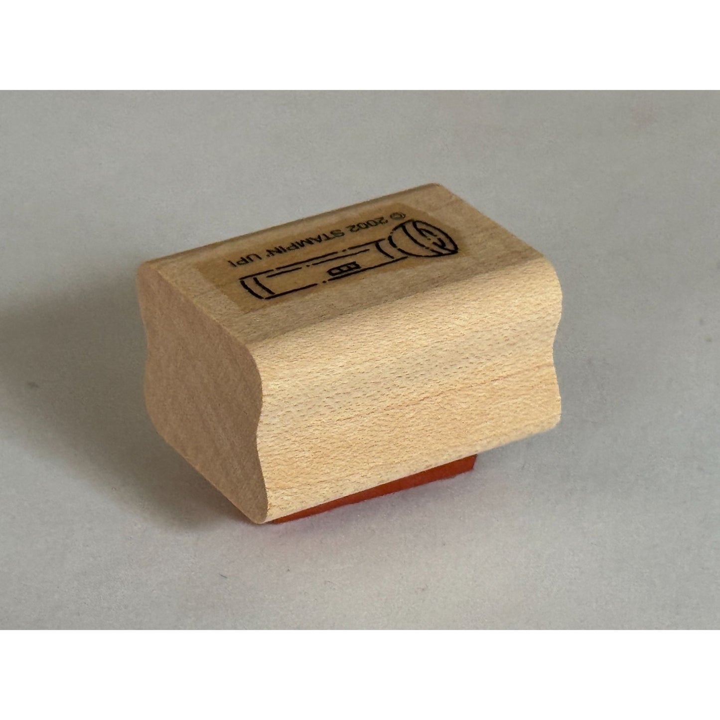 Stampin Up Flashlight Camping Trip Shine Light Card Making Craft Wood Mounted