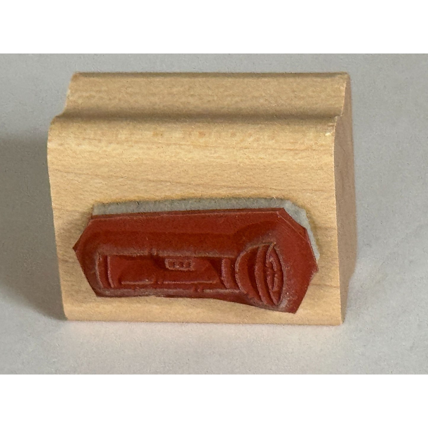 Stampin Up Flashlight Camping Trip Shine Light Card Making Craft Wood Mounted