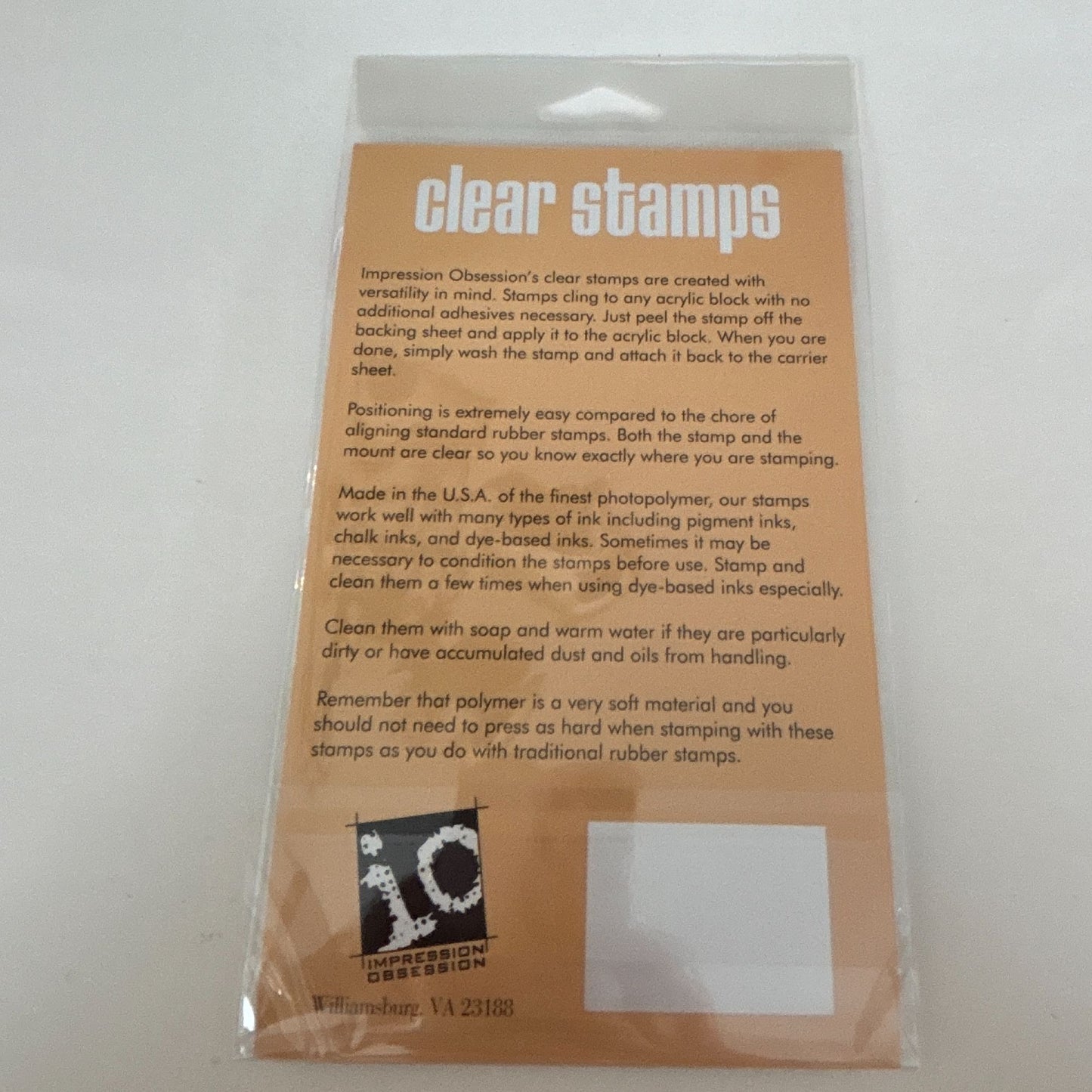 Impression Obsession Clear Stamp Set Seasons in Verse Spring Summer Autumn Winter Words Cardmaking Craft