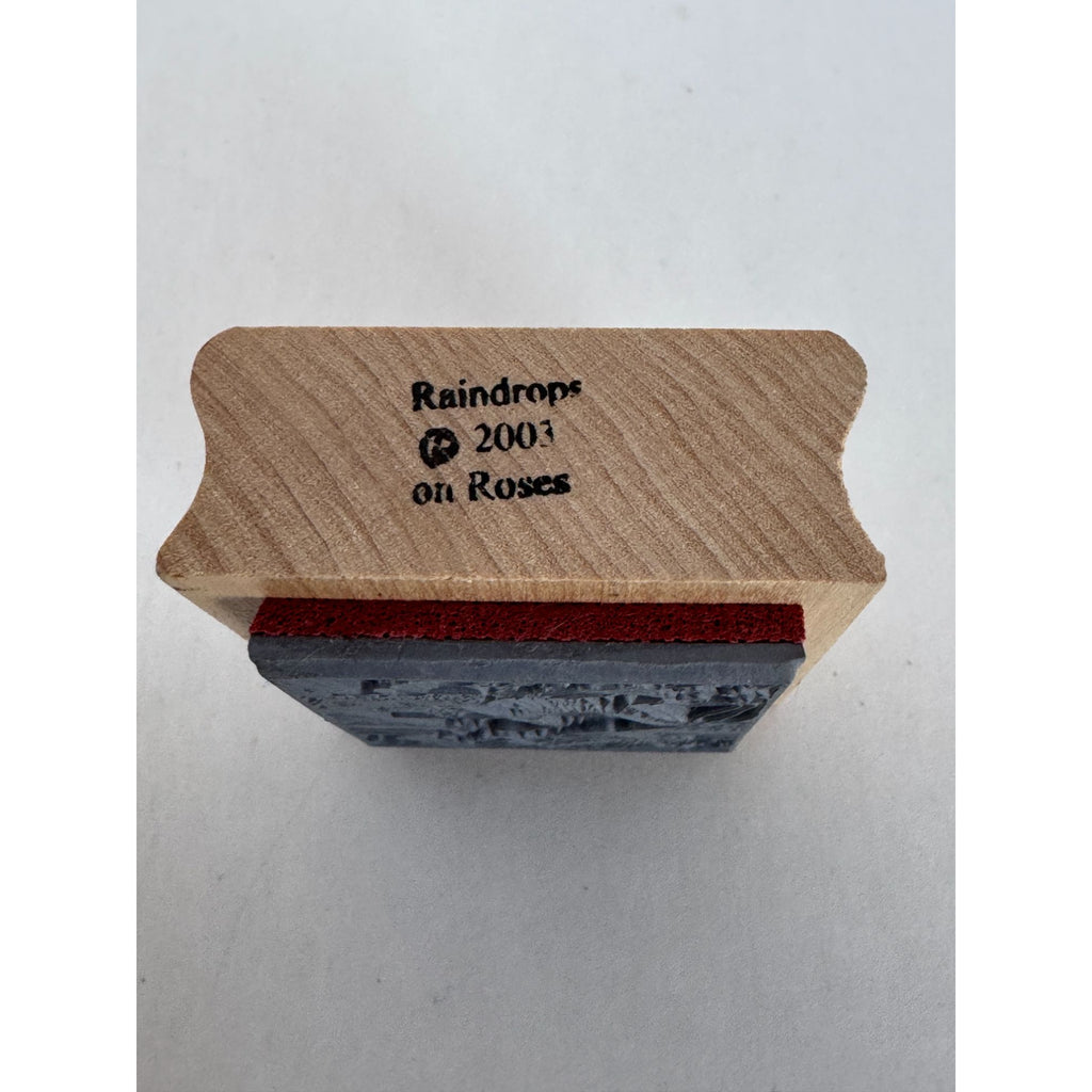 Raindrops on Roses Rubber Stamp Two Women Art Friendship Card Making Lady Face