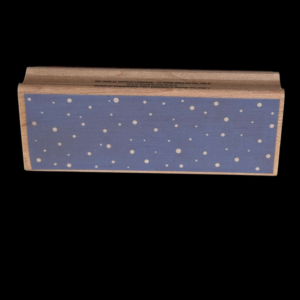 Hero Arts Rubber Stamp Snow Falling Background Winter Snowfall Christmas Craft Cardmaking Holidays F2586