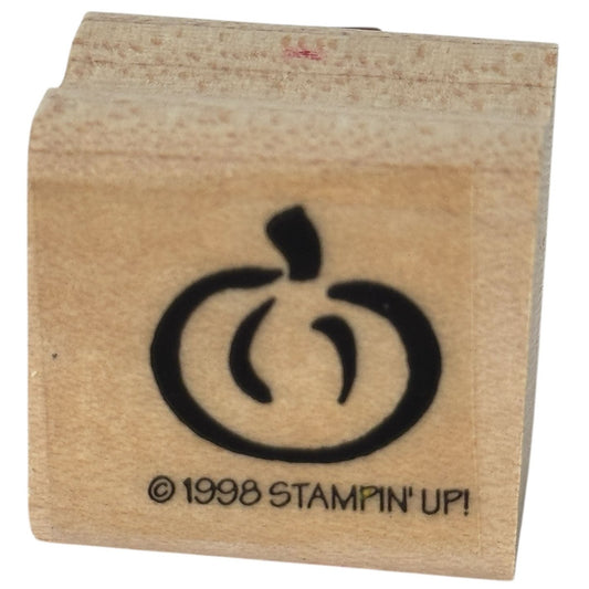 Stampin Up Rubber Stamp Pumpkin Halloween Card Making Fall Harvest Thanksgiving