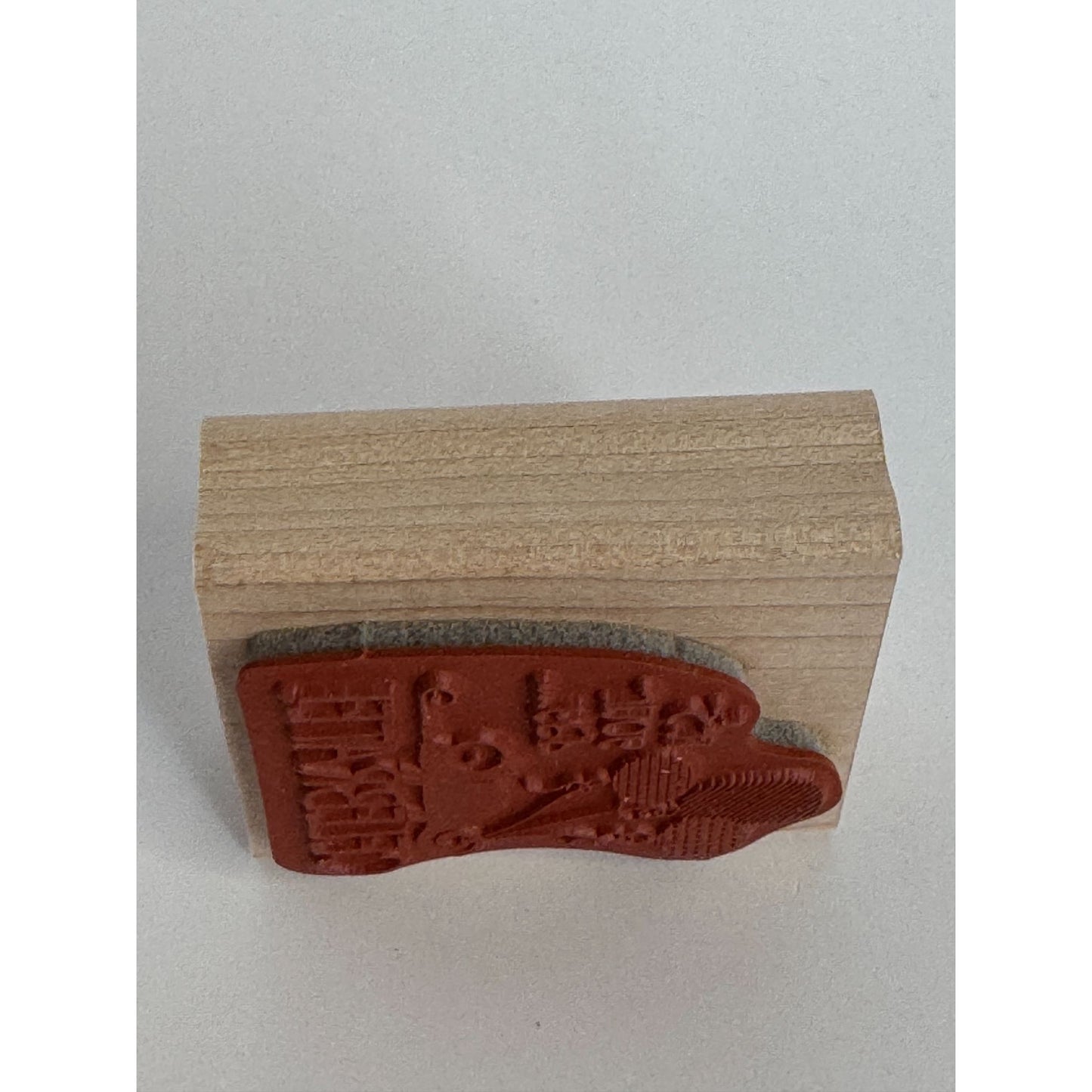 Stampin Up Rubber Stamp Celebrate Your Day Lizard Birthday Balloons Party Blower
