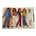 Uncut Butterick 3054 Girls Outfit Sewing Pattern Jacket Top Skirt Pants Size 7-14 Y2K
