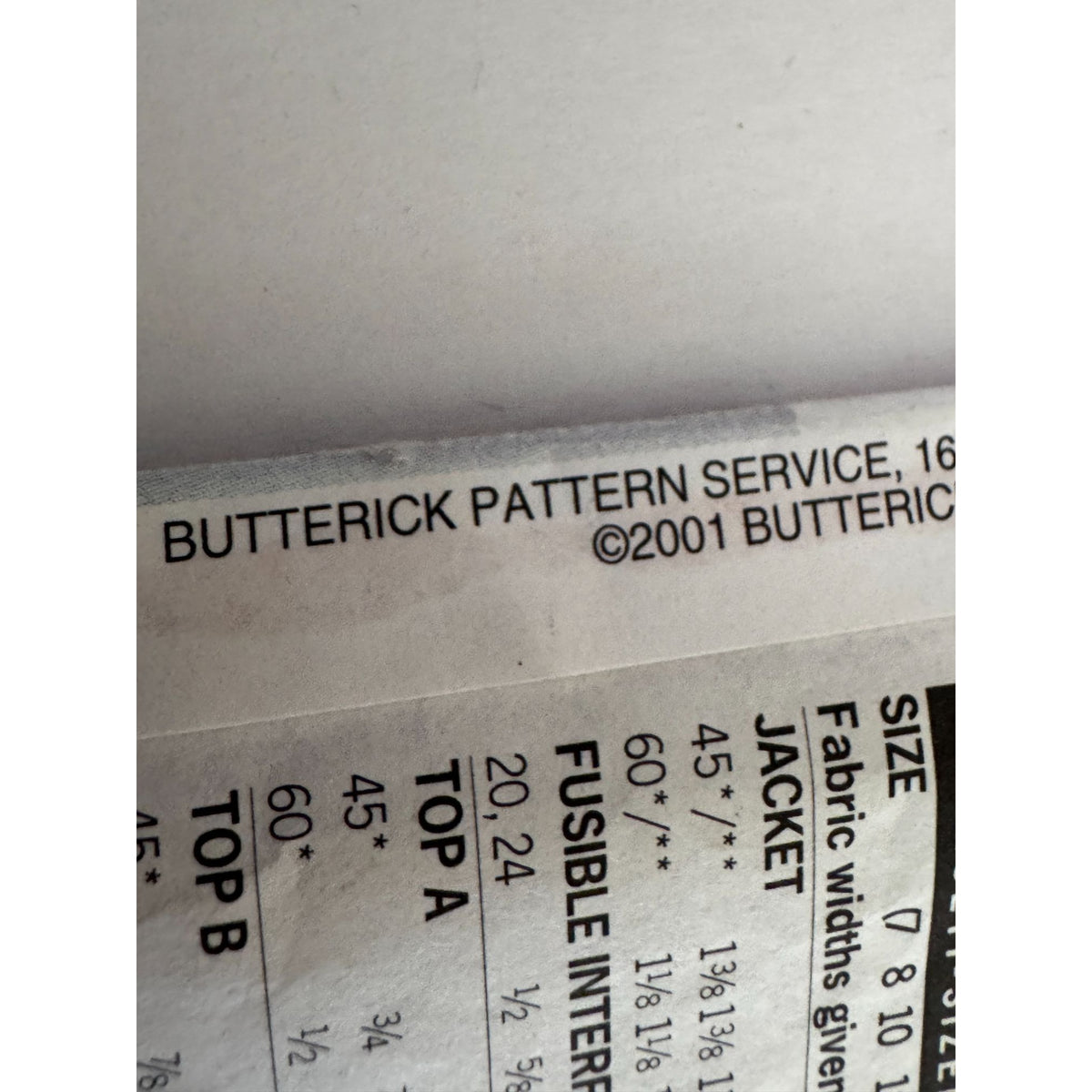 Uncut Butterick 3054 Girls Outfit Sewing Pattern Jacket Top Skirt Pants Size 7-14 Y2K