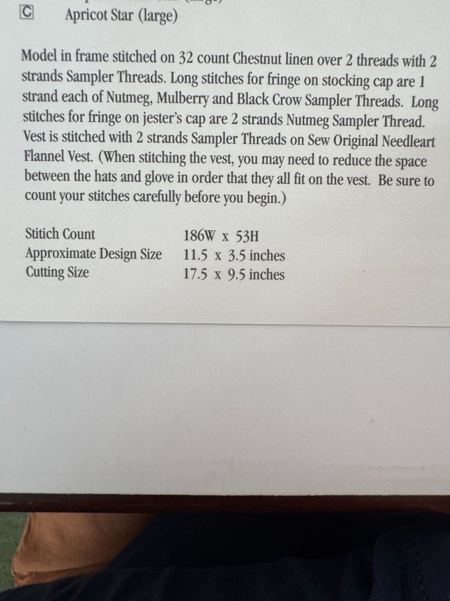 Heart In Hand Needleart Cross Stitch Pattern Winter Warmings Season Glove Hat