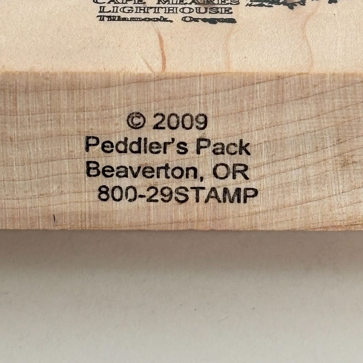 Peddlers Pack Rubber Stamp Cape Meares Lighthouse Tillamook Oregon Coastal Nautical Craft Cardmaking Seaside