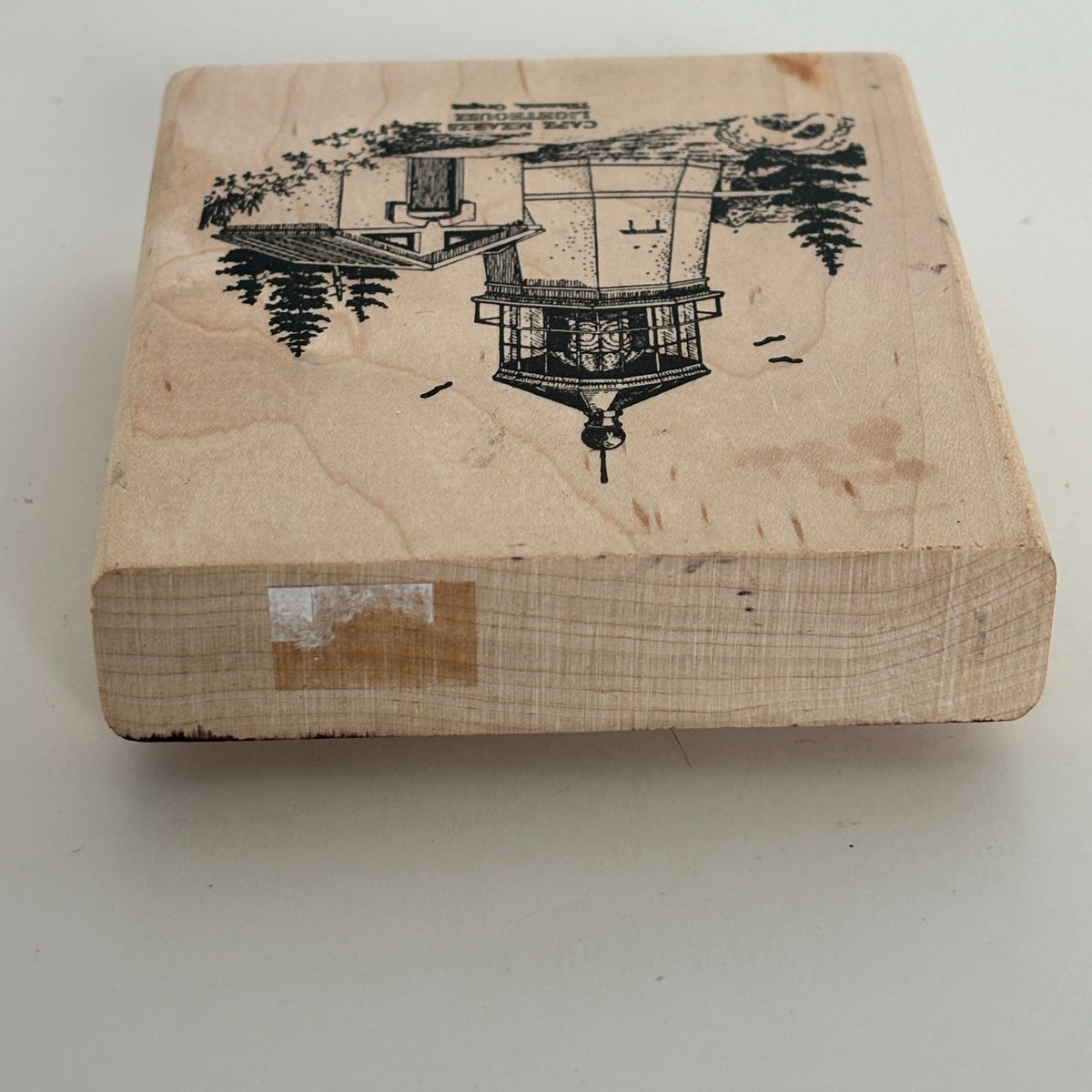 Peddlers Pack Rubber Stamp Cape Meares Lighthouse Tillamook Oregon Coastal Nautical Craft Cardmaking Seaside