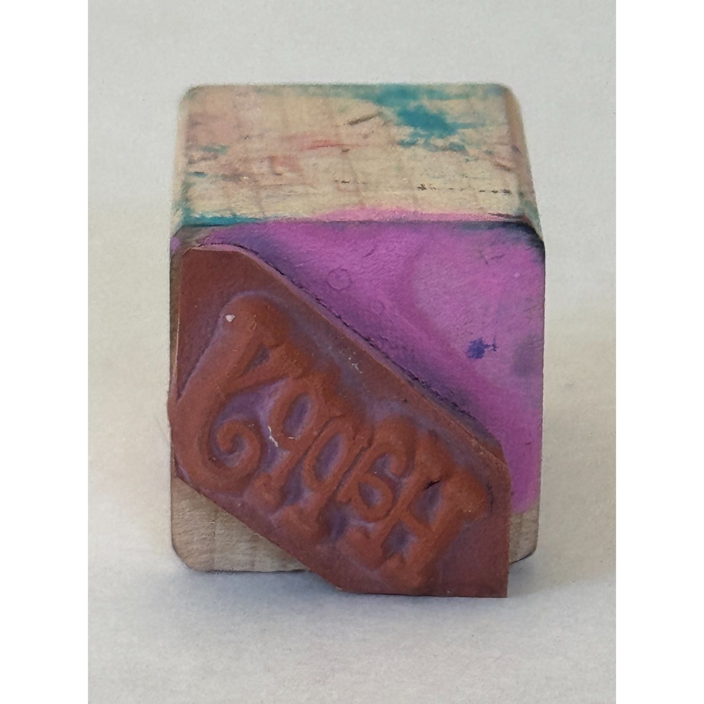 Happy Rubber Stamp Words Text Card Making Crafting Scrapbooking Wood Mounted Art