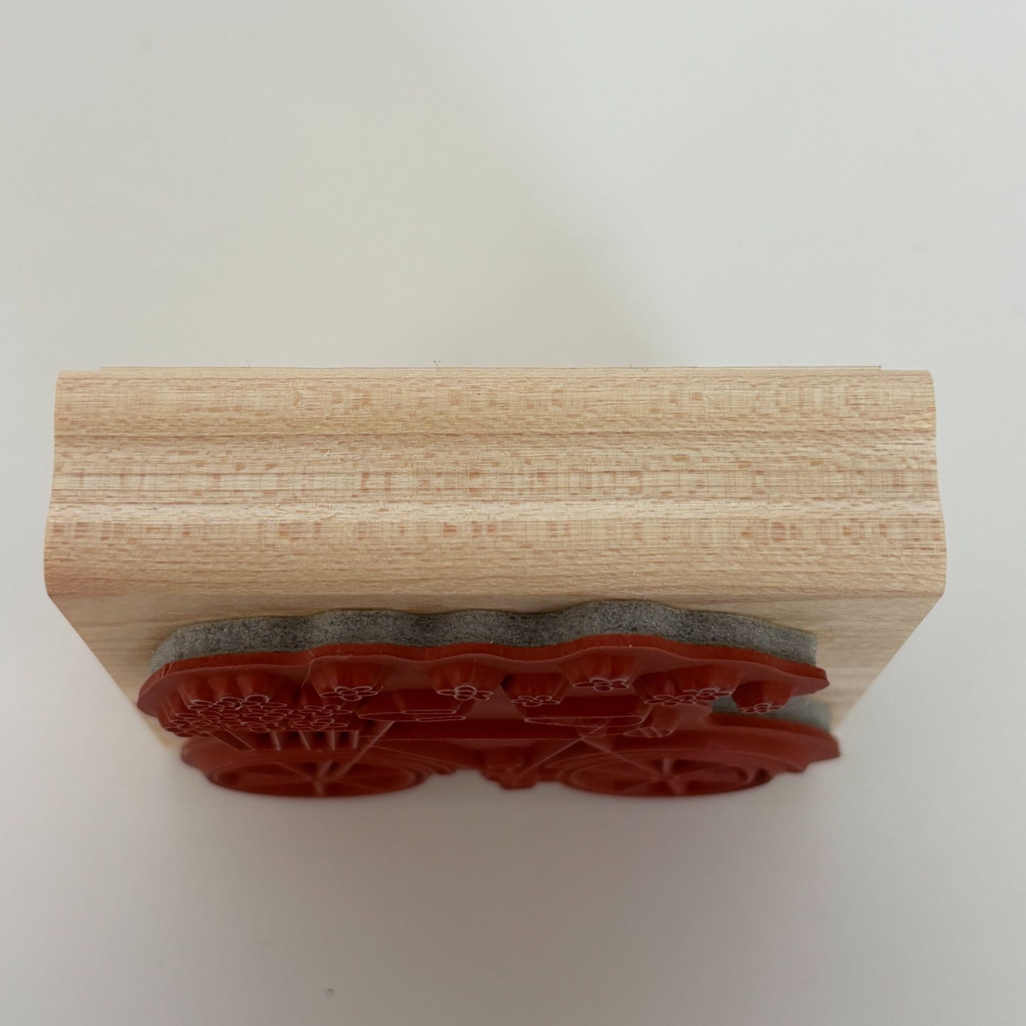 Stampin Up Wood Rubber Stamp Bicycle Flower Basket Spring Friendship Card Making