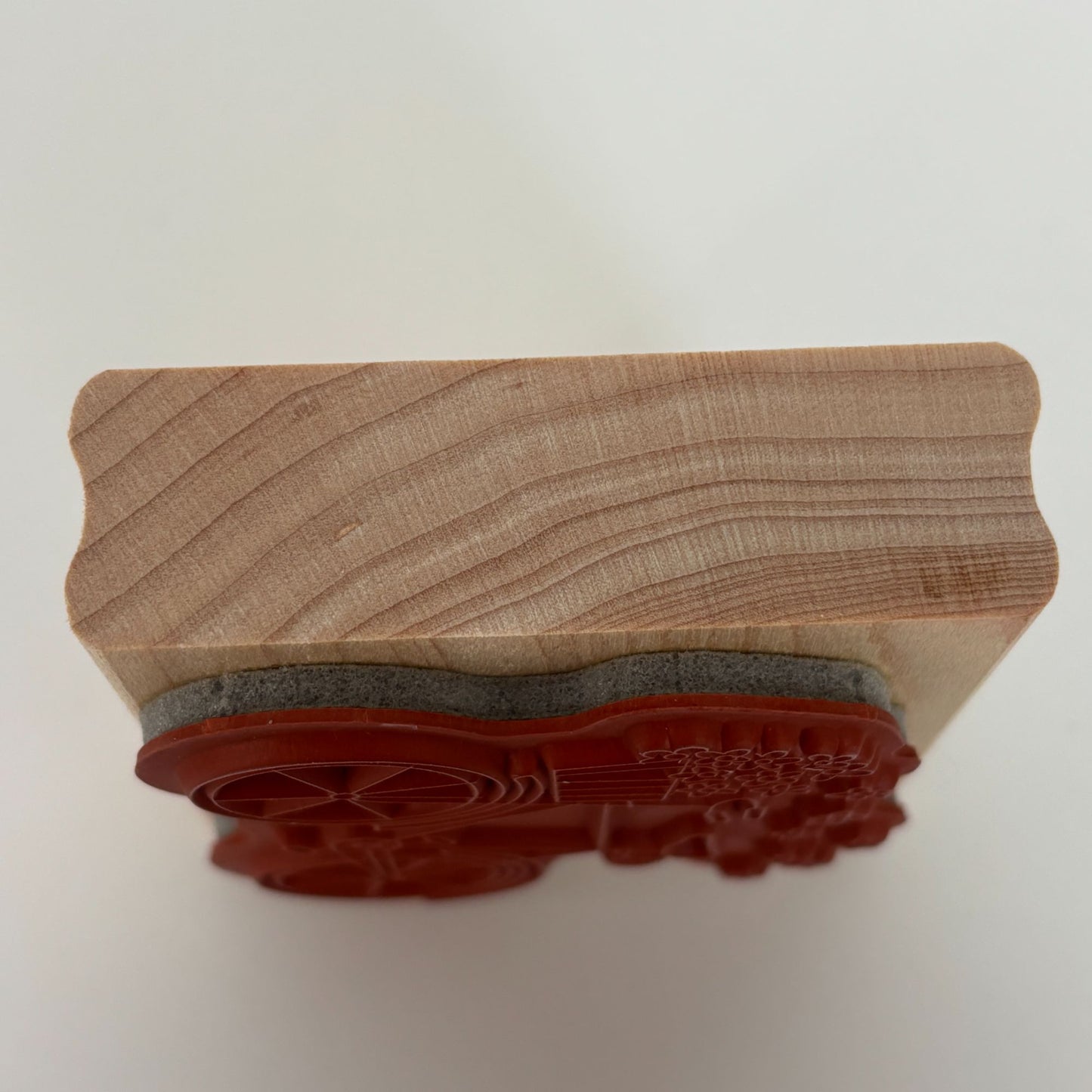 Stampin Up Wood Rubber Stamp Bicycle Flower Basket Spring Friendship Card Making