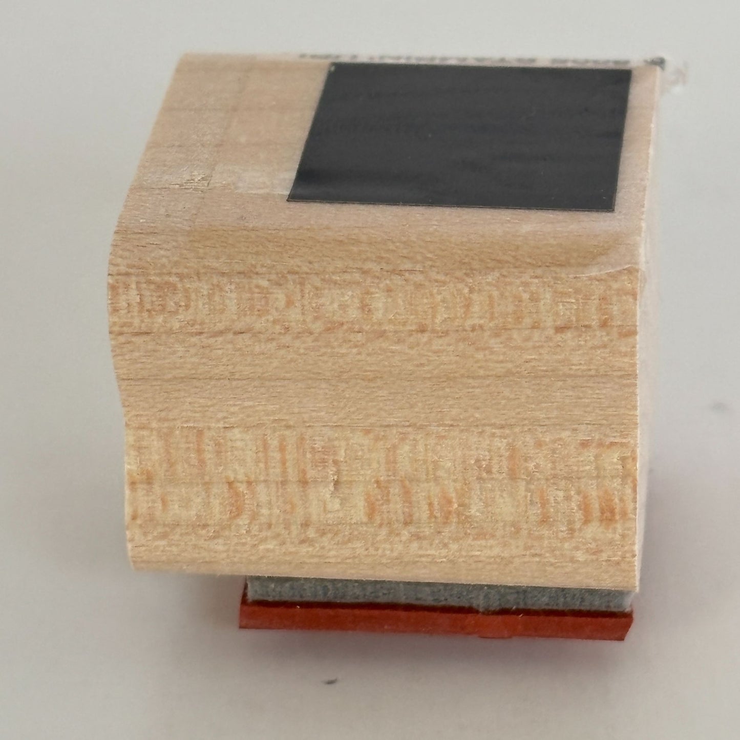 Stampin Up Rubber Stamp Square Shape 5/8 Inch Small Card Making Craft Tool