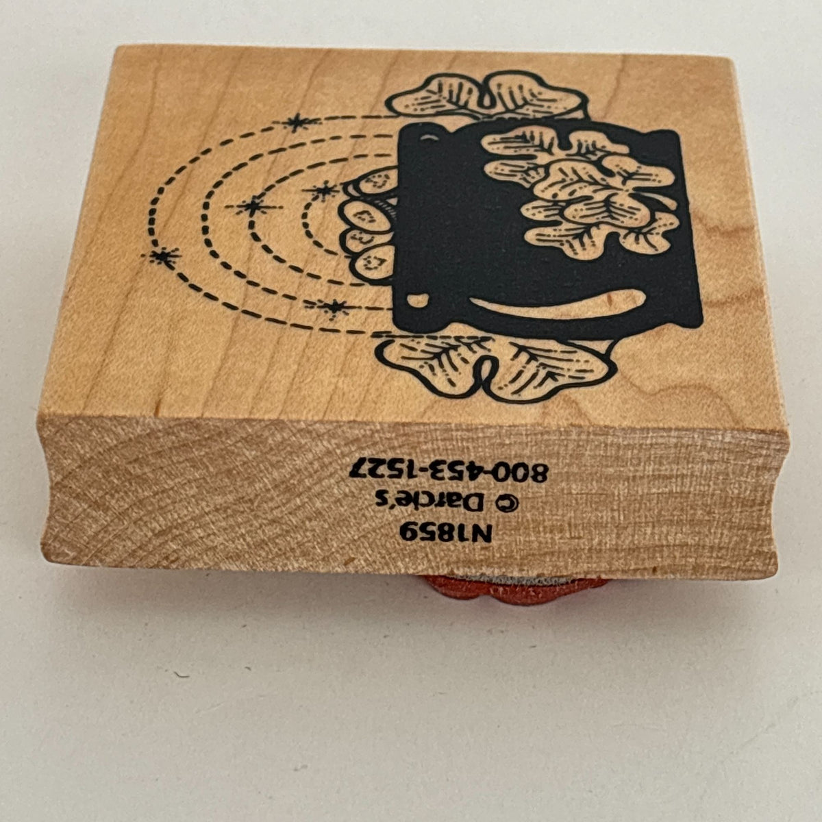 Darcies Rubber Stamp Pot of Gold Rainbow Shamrocks St Patricks Day Cardmaking Good Luck