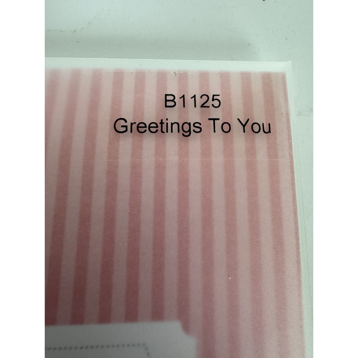 CTMH My Acrylix Acrylic Stamp Set Greetings to You Card Making Sentiments Words