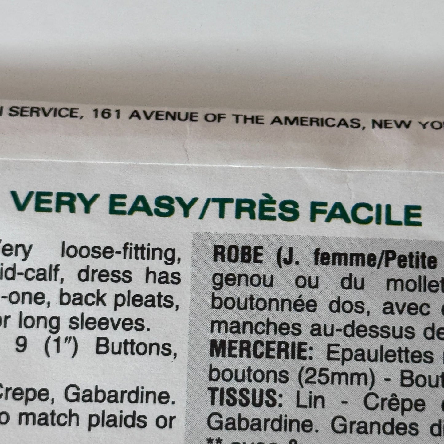 Vogue Sewing Pattern 8660 Shift Dress Minimalist 90s Loose Fit 12-16 Easy Uncut