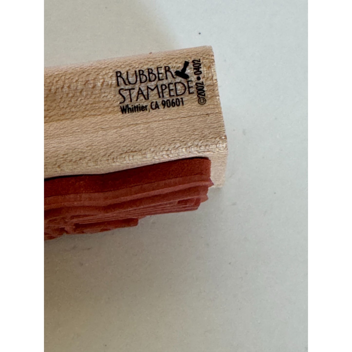 Rubber Stampede Stamp Catface Cat Face Whiskers Animal Funny Card Making Craft