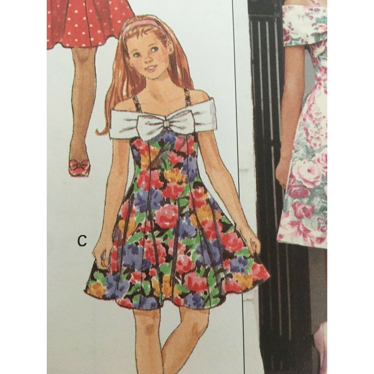 Butterick Sewing Pattern 5932 Flower Girl Dress Easter Church Wedding 7 8 10 UC