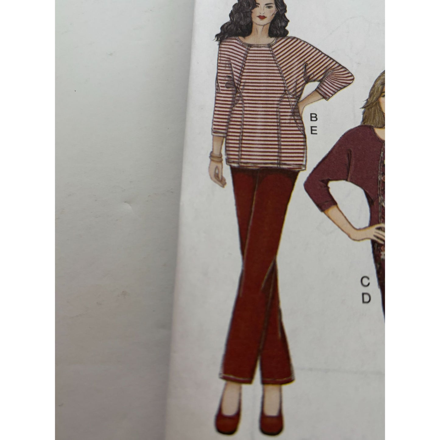 Butterick Sewing Pattern B6525 Dress Tunic Skirt Pants Easy Work Outfit UC 4-14