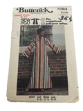 Butterick Sewing Pattern 3384 Pull Over Caftan 1970s Ankle Length Small 8 10