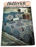 Butterick Sewing Pattern 5950 Home Decorating Quilt Wall Hanging Pillow Shams