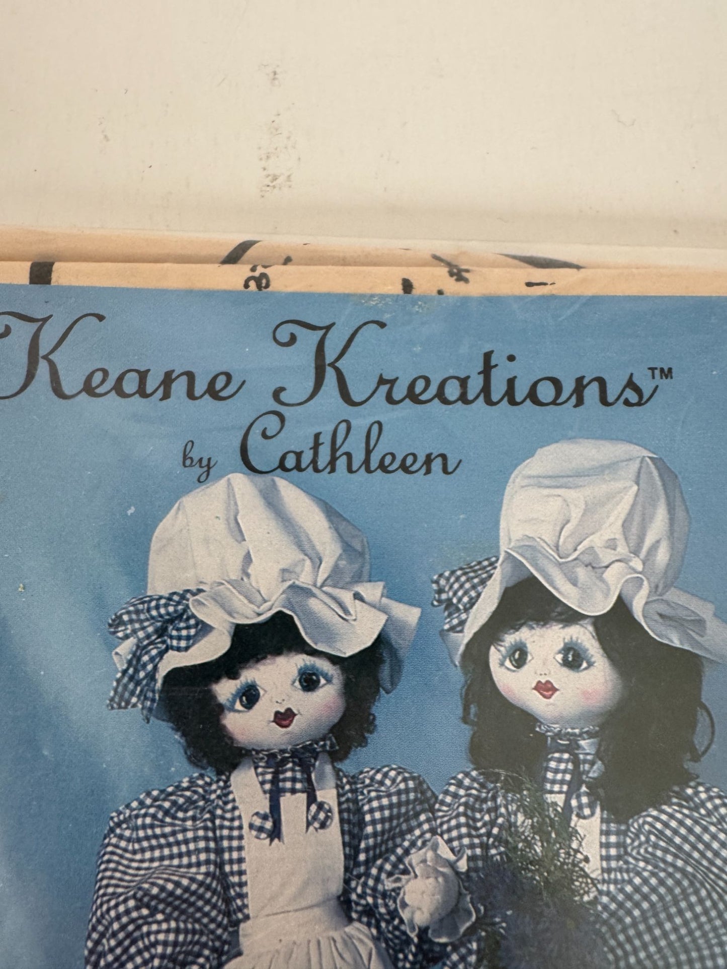 Keane Kreations Sewing Pattern Vacuum Cleaner Cover Country Girl Doll Vintage 2