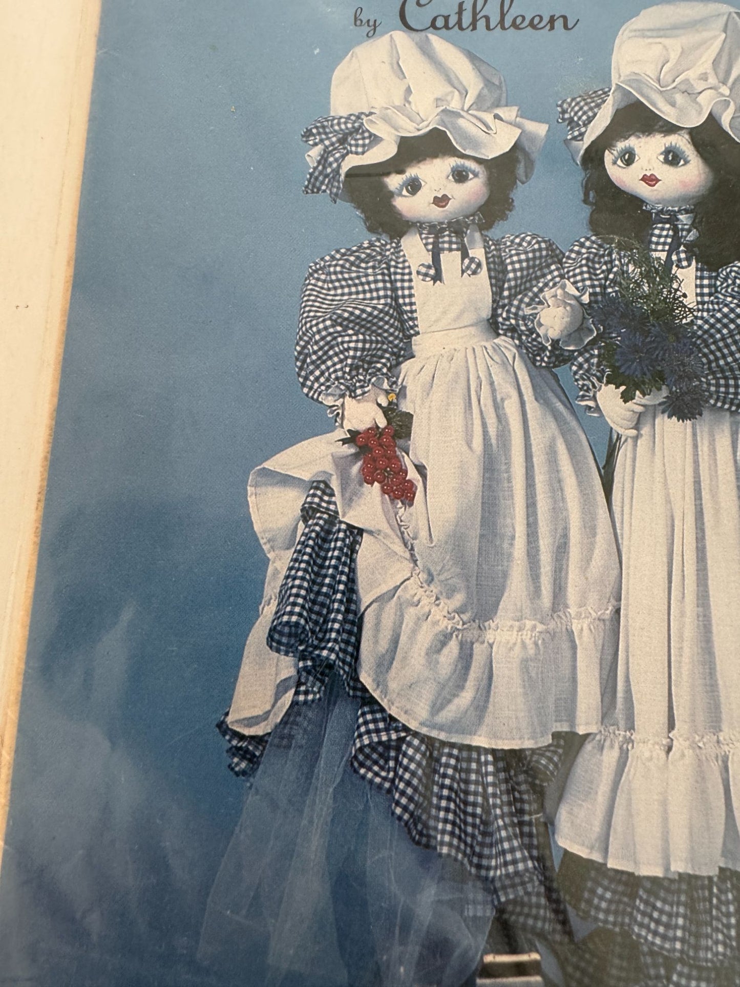 Keane Kreations Sewing Pattern Vacuum Cleaner Cover Country Girl Doll Vintage 2