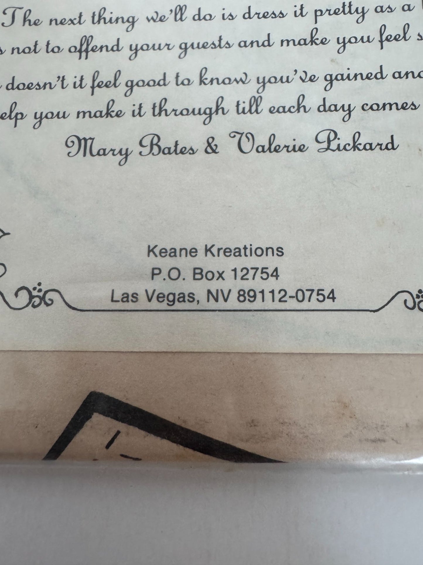 Keane Kreations Sewing Pattern Vacuum Cleaner Cover Country Girl Doll Vintage 2