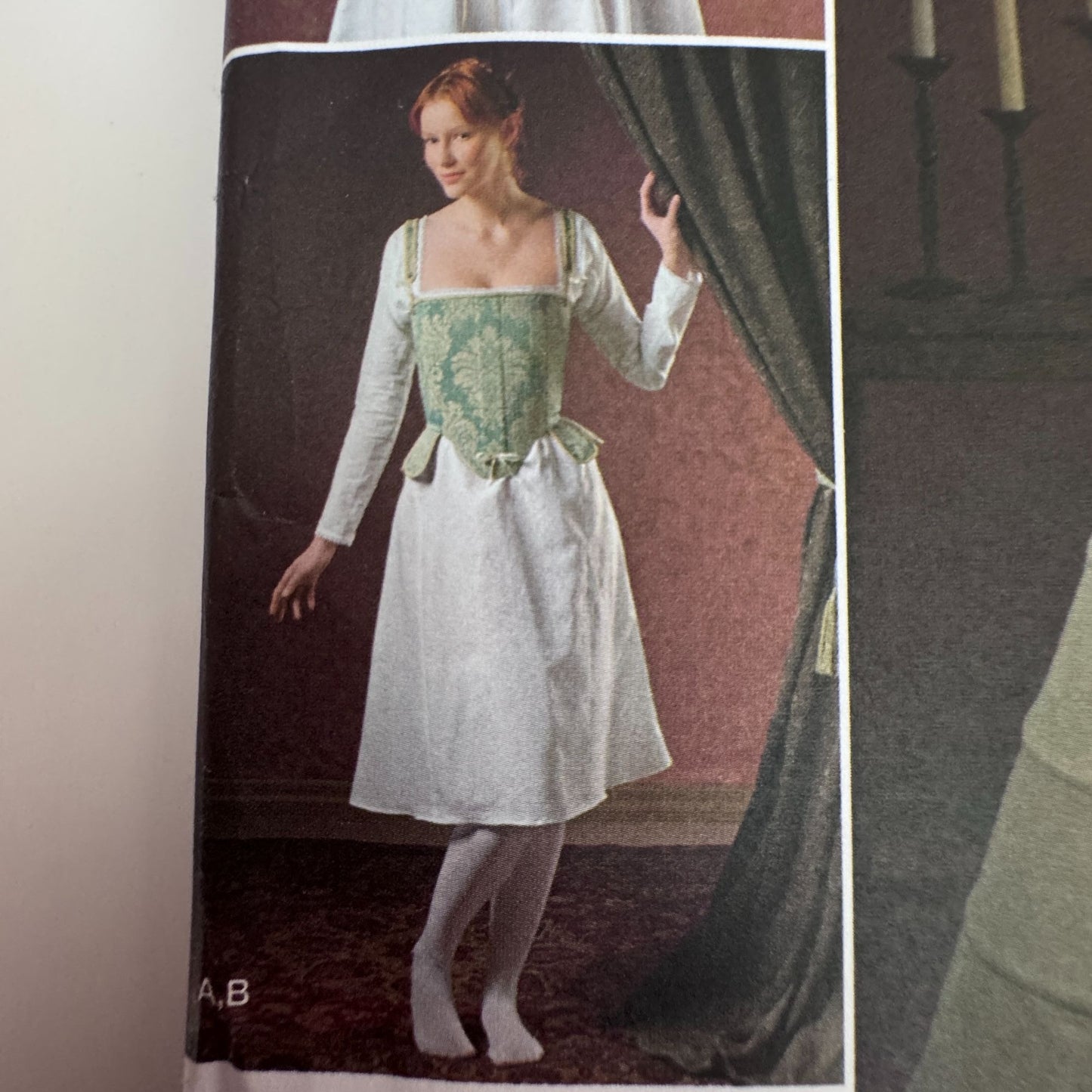 Simplicity Sewing Pattern 2621 Costume Undergarments 16th Century Corset Hoop Skirt Shift 16-24 Uncut