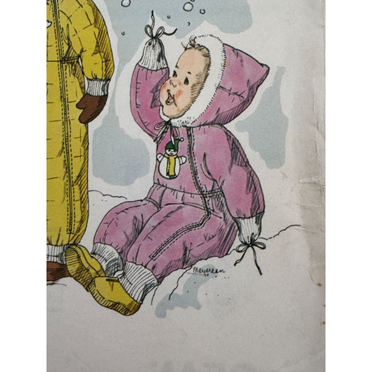 Kwik Sew Sewing Pattern 860 Toddler Snowsuit Ages 1-3 Raglan Sleeves Winter UC