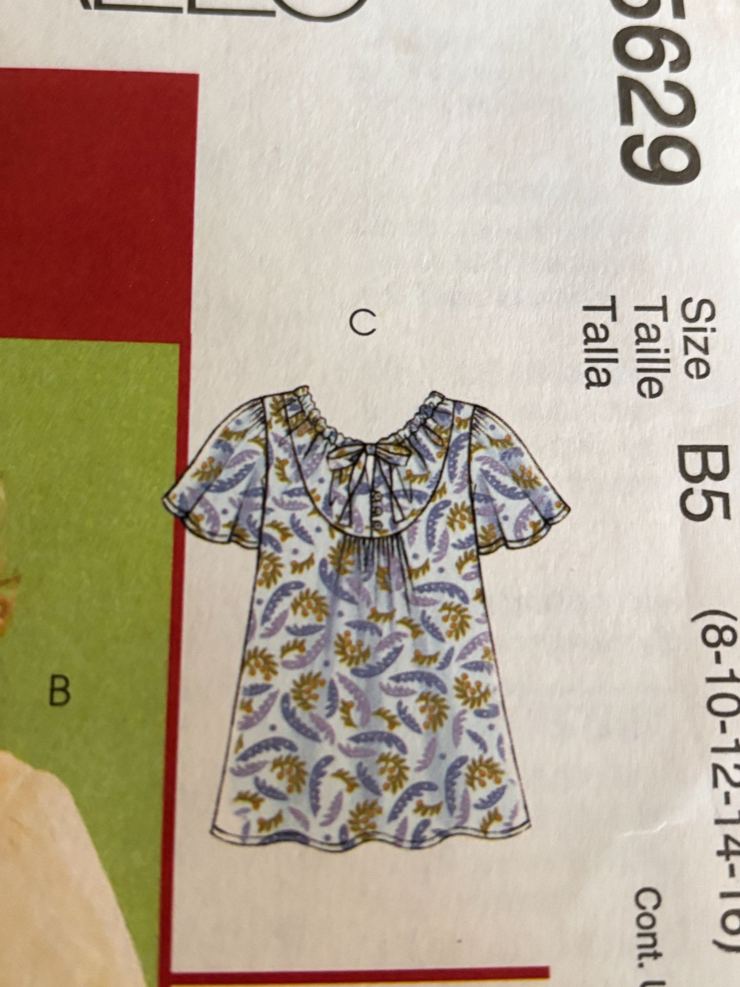 McCalls Sewing Pattern M5629 Dress Blouse Shirt Round Neck Easy 4 Looks 8-16 UC