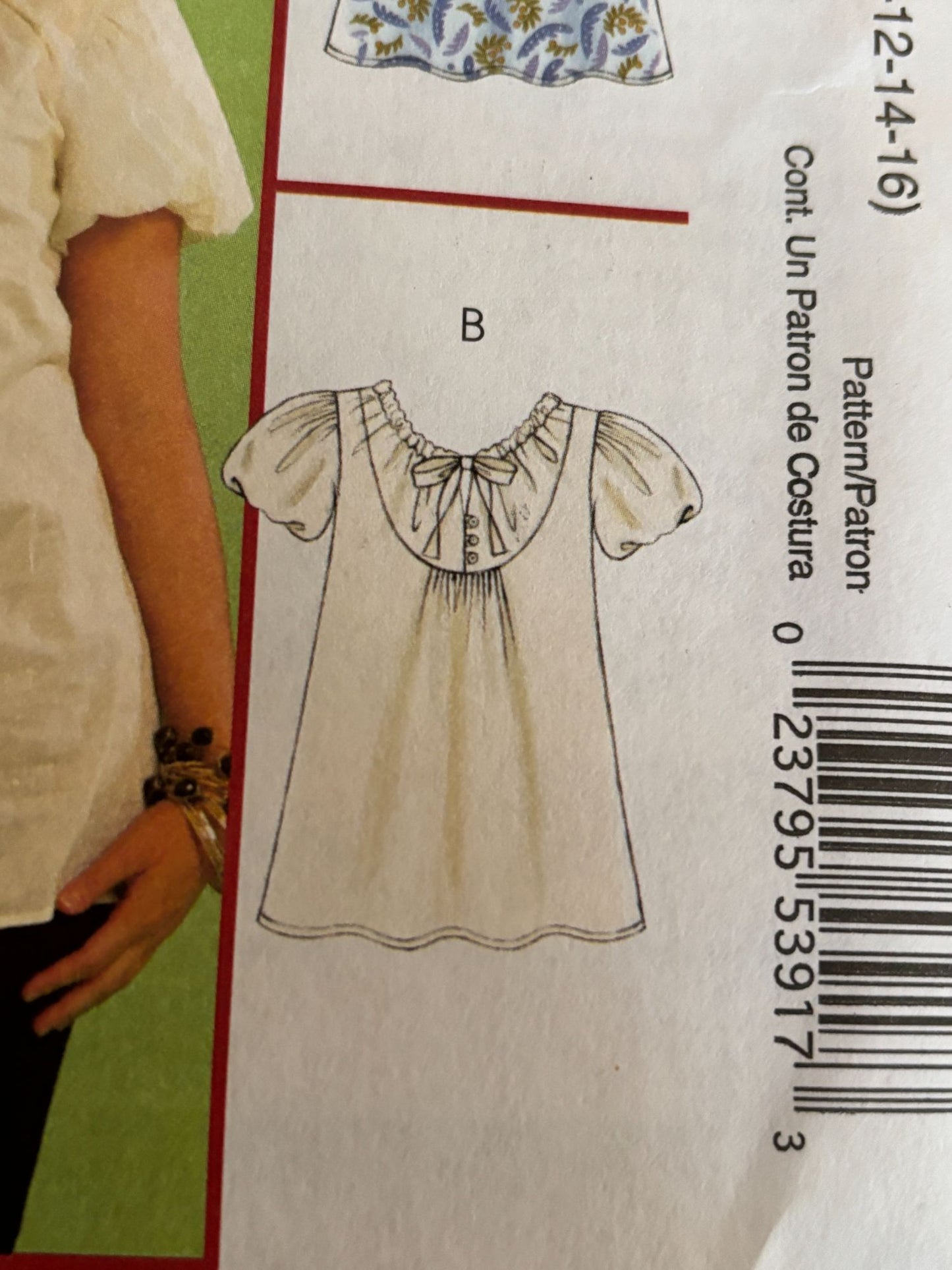 McCalls Sewing Pattern M5629 Dress Blouse Shirt Round Neck Easy 4 Looks 8-16 UC