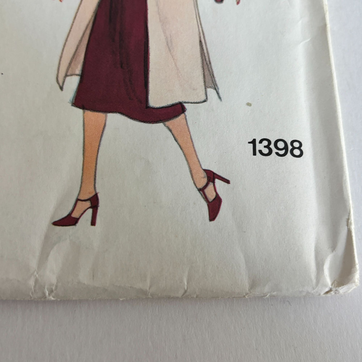 Vogue Paris Original Sewing Pattern 1398 Chloe Coat Jumper Skirt Pants 1970s 10 Uncut