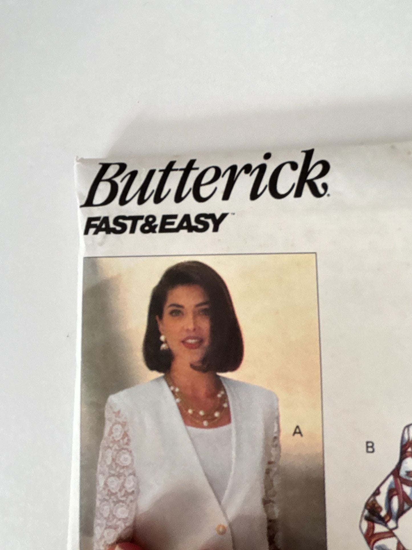 Butterick Sewing Pattern 6648 Jacket Skirt Suit Pants 90s Coastal Uncut 12 14 16