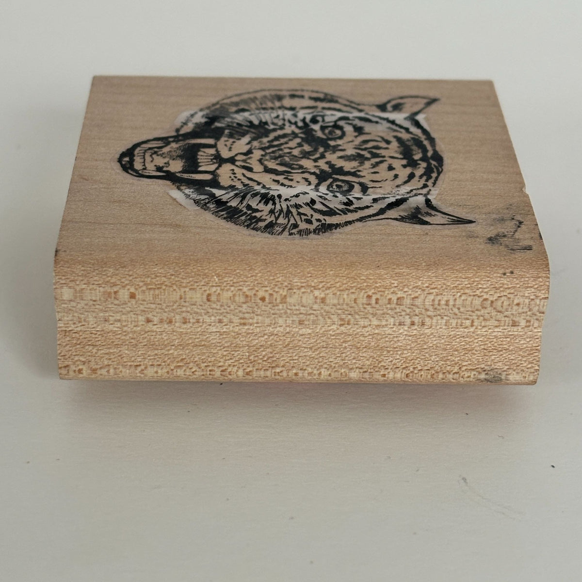 Viva Las Vegastamps Rubber Stamp Tiger Face Animal Jungle Team Mascot Fierce Strong Cardmaking