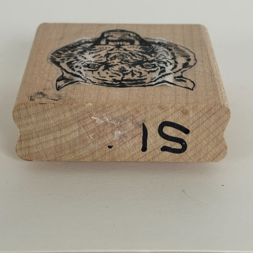 Viva Las Vegastamps Rubber Stamp Tiger Face Animal Jungle Team Mascot Fierce Strong Cardmaking