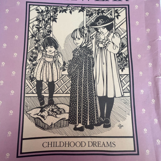 Folkwear Sewing Pattern 225 Childhood Dreams Prairie Dress Girls 2-12 Nightgown Uncut