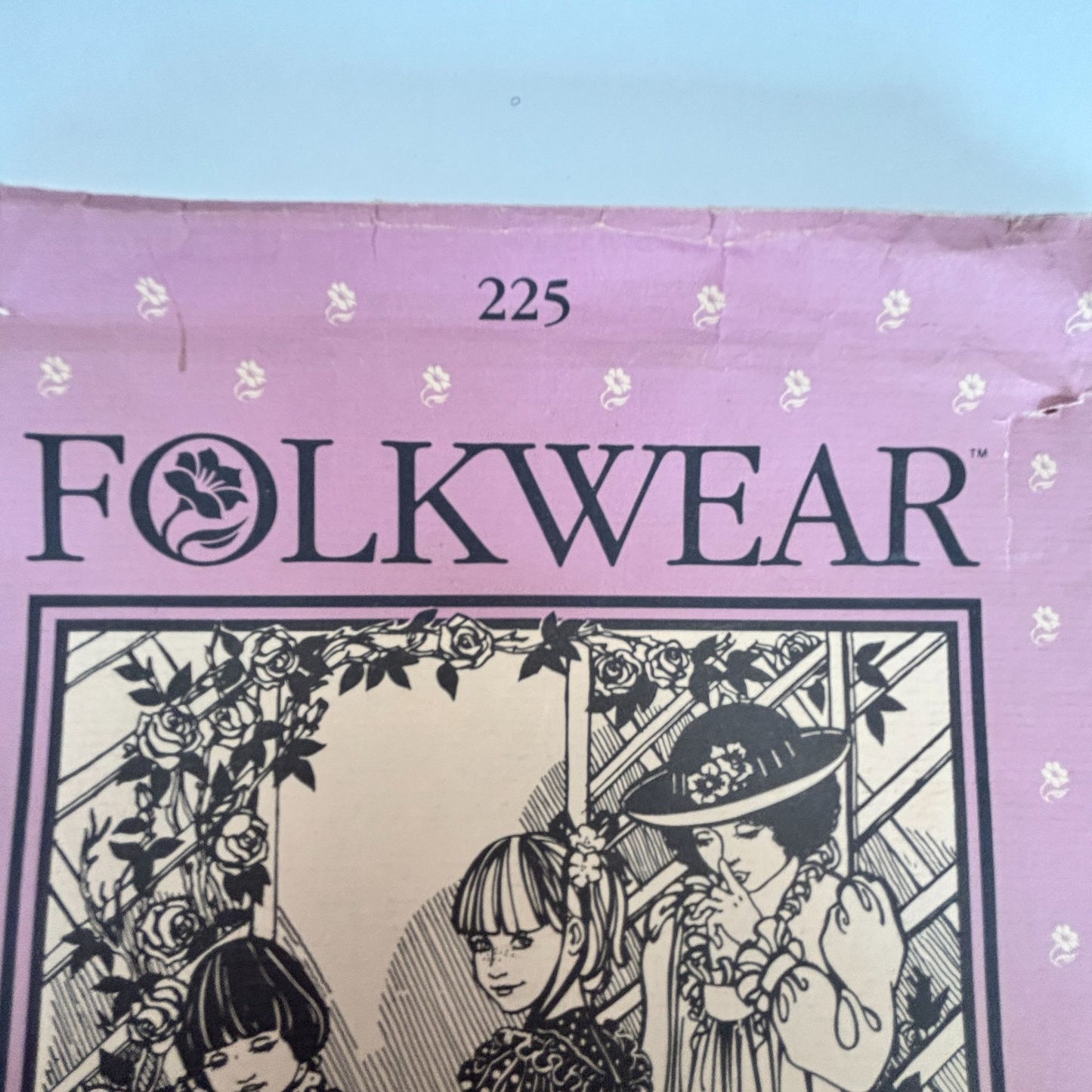 Folkwear Sewing Pattern 225 Childhood Dreams Prairie Dress Girls 2-12 Nightgown Uncut